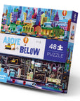 48-Piece Above + Below Puzzle - Big City