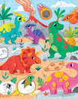 Dinosaur Park 25 Piece Floor Puzzle with Shaped Pieces