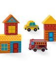 Build & Play Wood Blocks - Busy City (10pc)