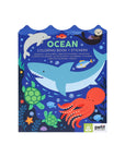 Coloring Book with Stickers: Ocean