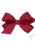 Small Scallop Edge Bow