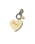 Hand-painted Mama Heart Keychain