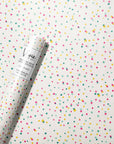 Small Watercolor Confetti Wrapping Paper Roll