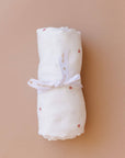 Muslin Swaddle Strawberry Baby Organic Blanket Girl Pink