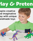 Create with Clay Dinosaurs - DIY Craft for Kids