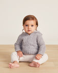 Barefoot Dreams Dove Gray Infant Hoodie