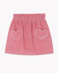 Douchka Pink Courduroy Skirt