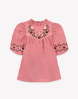 Pauline Corduroy Embroidered Dress