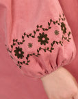 Pauline Corduroy Embroidered Dress
