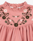 Pauline Corduroy Embroidered Dress