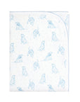 Blue Puppy Love Blanket