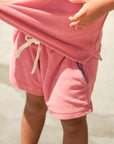 Poppy Red French Terry Short
