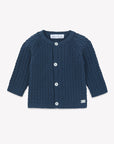 Tartine et Chocolat Navy Cableknit Cardigan
