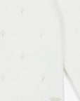 Ivory Pointelle Cotton Cardigan