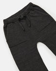 Ribbed Joggers- Charcoal
