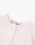 Tartine et Chocolat Pink Embroidered Cardigan