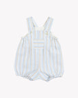 Tartine et Chocolat Blue & Tan Striped Romper