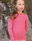 Tartine et Chocolat Peony Ribbed Mock Turtleneck