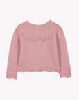 Tartine et Chocolat Zig Zag Blush Cardigan