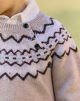 Tan Fair Isle Sweater