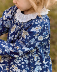 Tartine et Chocolat Navy Floral Liberty Print Dress
