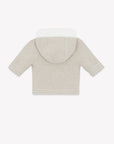 Beige Cotton Cashmere Baby Jacket