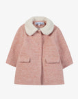 Tartine et Chocolat Pink Tweed Coat