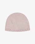 Pink Cotton Cashmere Baby Hat