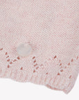 Pink Cotton Cashmere Baby Hat