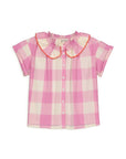Carlie Lila Check Blouse