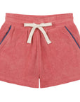 Poppy Red French Terry Short