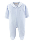 Jacquard Train Embroidered Footie