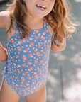 Chatham Navy Floral One Piece