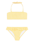 Soleil Gingham Halter Bikini