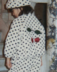 Cherry Embroidery Fleece Jacket