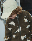 Green Dino Jody Fleece