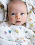 Timo & Violet Butterfly Blanket/ Swaddle