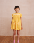 Louisa Apricot Dress