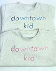 Downtown Kid Hand Embroidered Sweatshirt