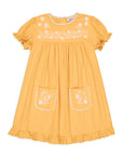 Louisa Apricot Dress