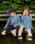 Lupo Baby Shirt- Autumn Plaid