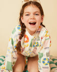 Recycled Cotton Beach Print Sweatshirt