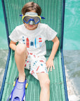 Recycled Fishing Net Surfboard Swim Trunks w/ SPF 50 (Copy)