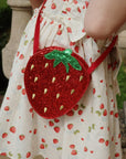 Konges Strawberry Tut Sequin Purse