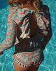 Manuca Floral Rashguard Swimsuit