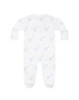 Blue Elephant Zipper Footie