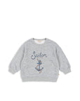 Organic Cotton Lou Anchor Sweatshirt