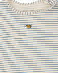 Blue Stripe Organic Cotton Set