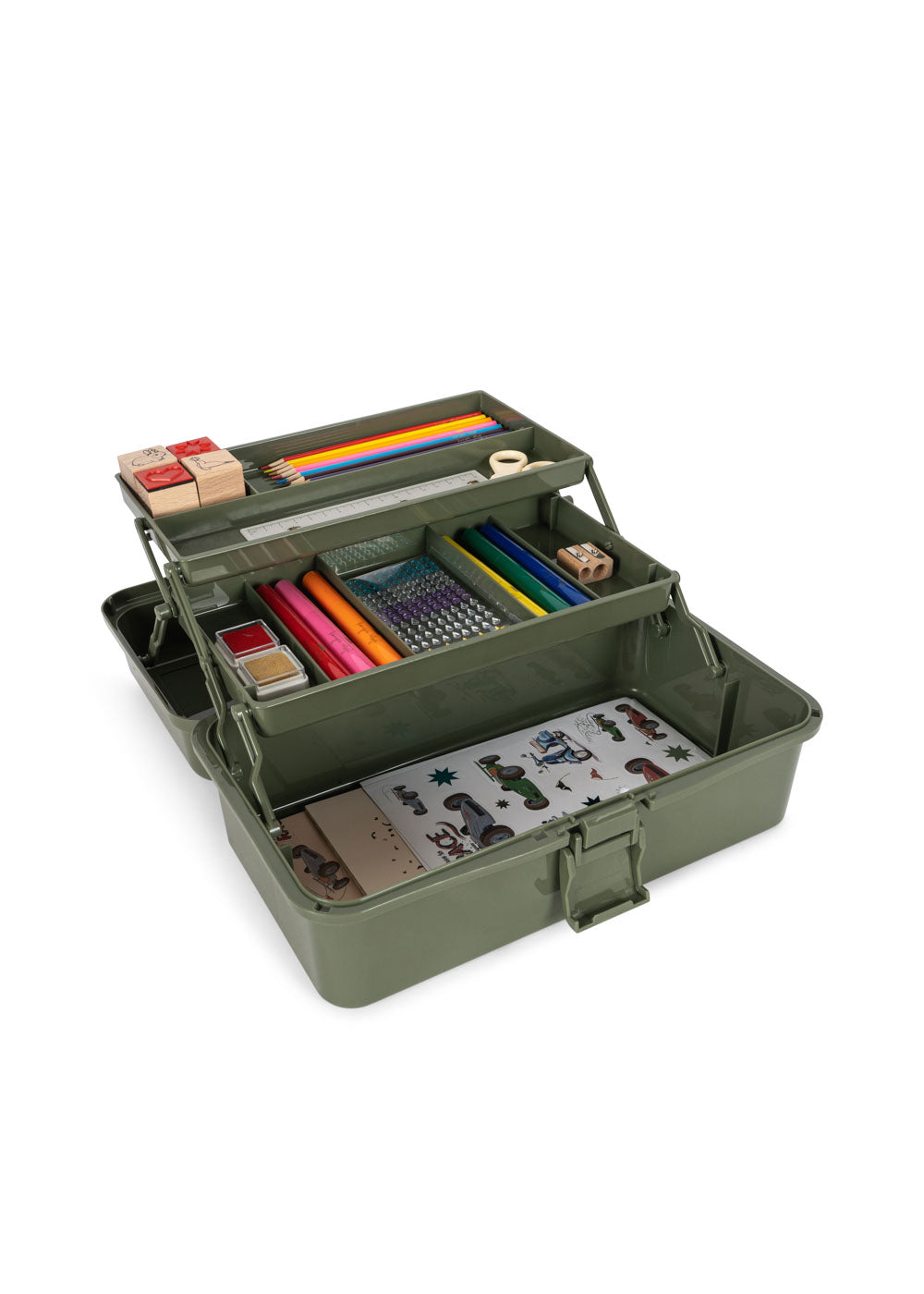 caboodles tackle box Art Caboodle- Green – The Little NY