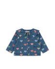 Magot Heart Print Jacket